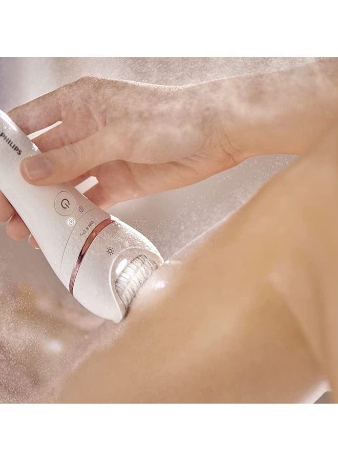 Philips - Epilator Series 8000 Wet And Dry Epilator 8 Accessories BRE720/14 - Image 1