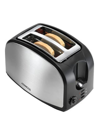 Bread Toaster With Adjustable Browning Control Removable Crumb Tray For Easier Cleaning Automatic Pop Up Defrost Warm & Cancel Function 900 W TCM01.A0BK Black/Silver - v1680332539/N53398258A_1