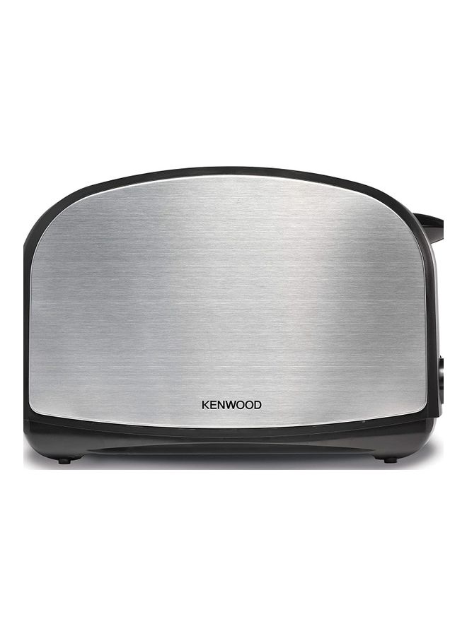 KENWOOD - Bread Toaster With Adjustable Browning Control Removable Crumb Tray For Easier Cleaning Automatic Pop Up Defrost Warm & Cancel Function 900 W TCM01.A0BK Black/Silver - Image 1