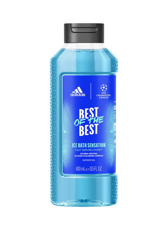 Adidas UEFA Best Of The Best Shower Gel Clear 400ml  - Image 1