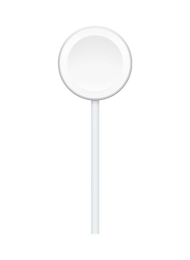 Apple - Watch Magnetic Fast Charger To USB-C Cable White - Image 1