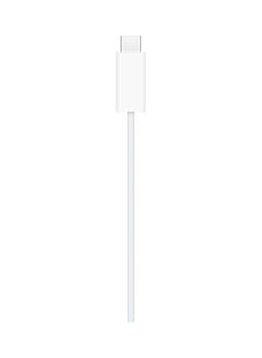 Apple Watch Magnetic Fast Charger To USB-C Cable White  - Image 4