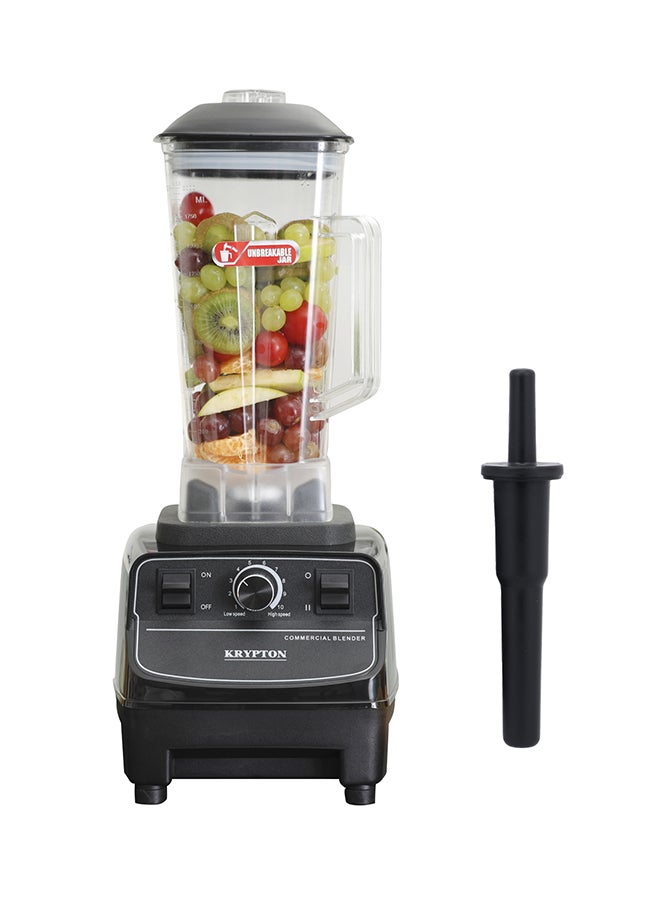 KRYPTON Hi -Speed Blender, Unbreakable PC 2L Jar, With 10 Speed 2 kg 1800 W KNB6305 Black  - Image 1