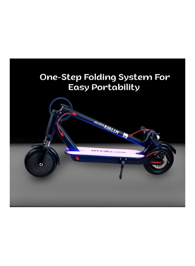 MYTOYS Mt490 High Speed Foldable Electric Scooter With Led Illumintanig Standing Dock Heavy Duty Front Suspension 350W Motor 7800mAh High Capacity Battery 45Km/h  - Image 4