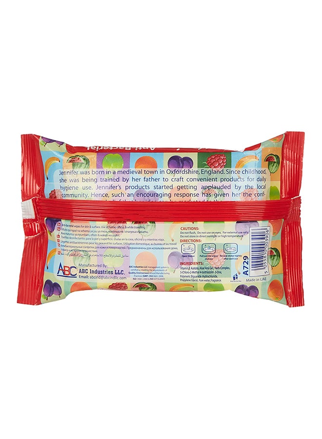 Jennifer's Antibacterial Wipes 30's Floral  - Image 2