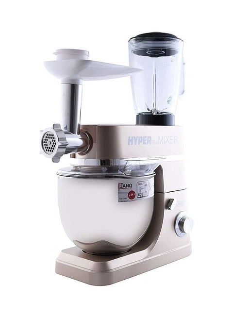 5-In-1 Hyper Plus Stand Mixer With Bowl 7 L 1200 W E02216 Gold