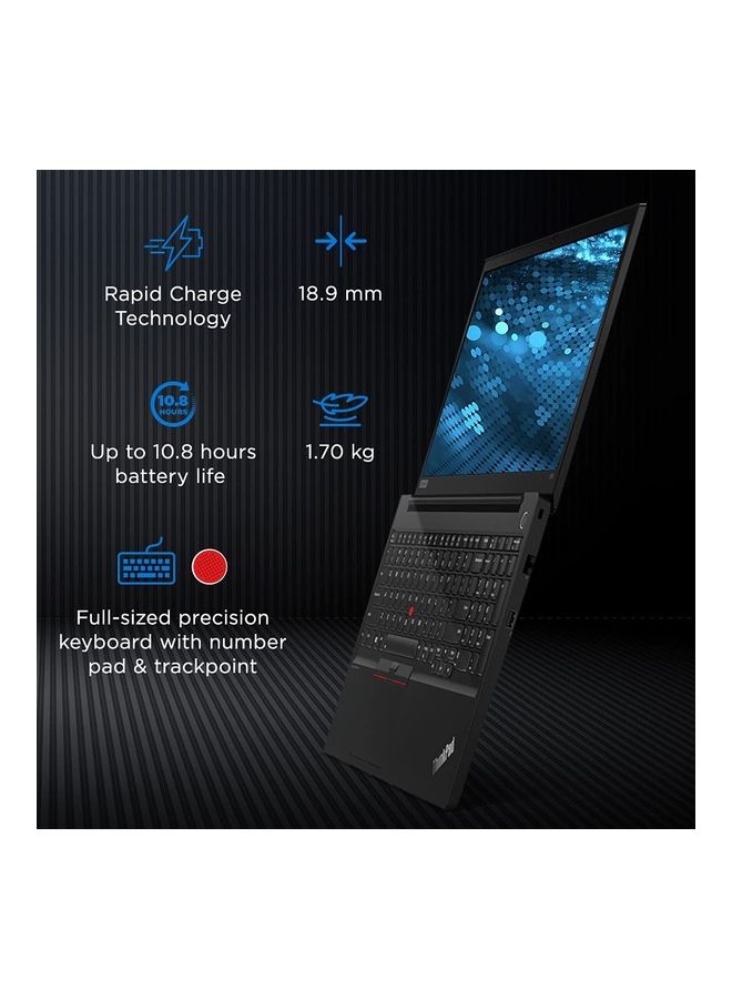 Lenovo ThinkPad E14 Gen4 (21E3009WAD) Laptop With 14-Inch Display, Core i7-1255U Processor/16GB RAM/512GB SSD/Intel lris Xe Graphics/DOS Arabic Black - Image 2