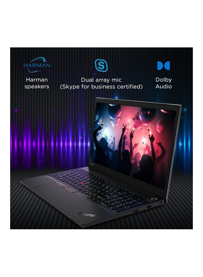 Lenovo ThinkPad E14 Gen4 (21E3009WAD) Laptop With 14-Inch Display, Core i7-1255U Processor/16GB RAM/512GB SSD/Intel lris Xe Graphics/DOS Arabic Black - Image 4