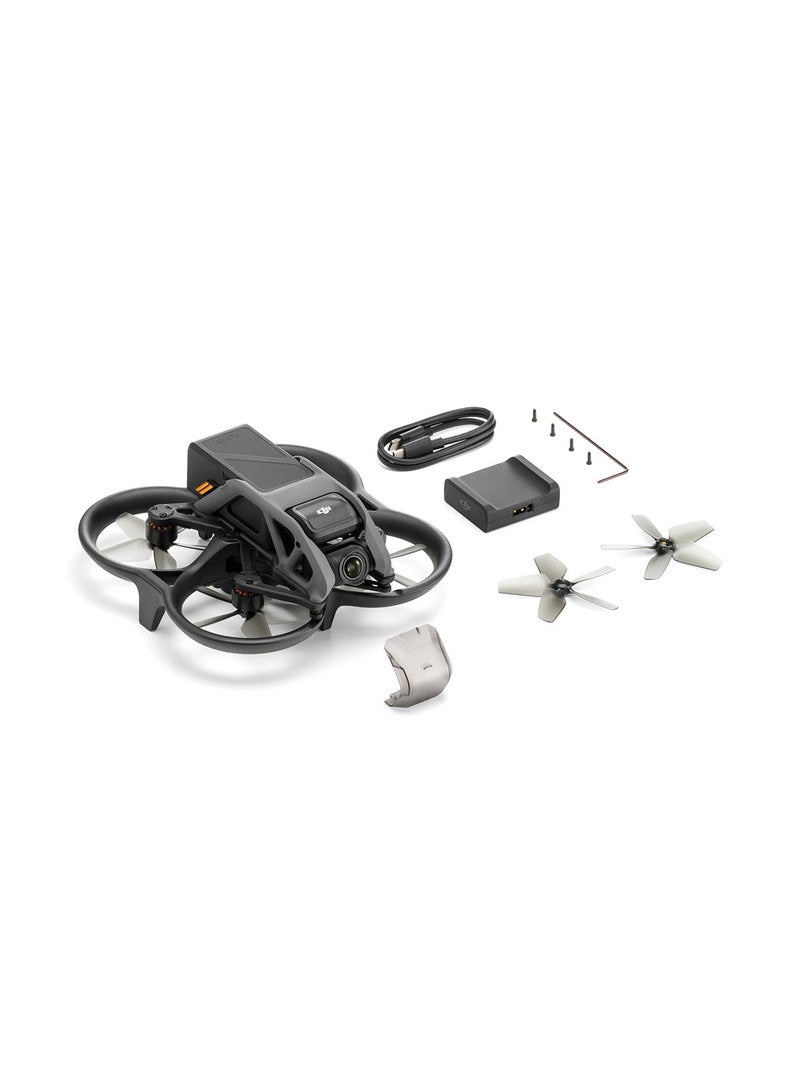 dji - Avata First Person View Drone UAV Quadcopter With 4K Stabilized Video Super Wide 155 Degree Fov Built In Propeller Guard HD Low Latency Transmission Emergency Brake And Hover - Image 1