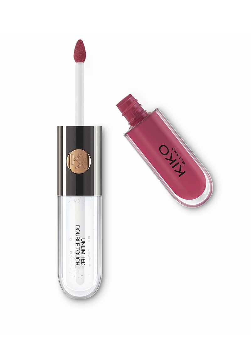 KIKO MILANO - Unlimited Double Touch Matte Lipstick Rosy Mauve 120 - Image 1