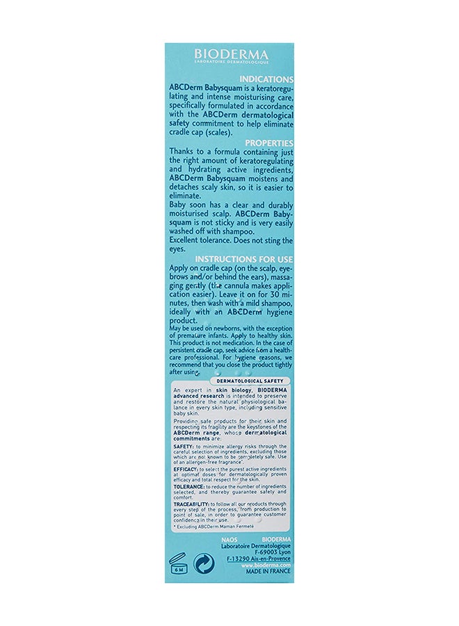 Bioderma - ABCDerm Babysquam Cradle Cap Keratoregulating Cream - Image 1