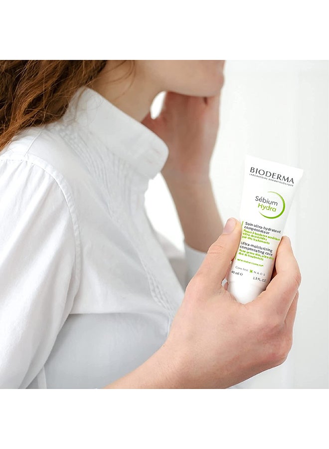 Sebium Ultra Hydra Compensateur Moisturizing Cream White 40ml - v1680513370/N15570461A_6