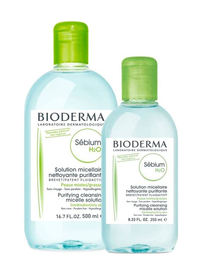 Bioderma - Sebium H2O Purifying Cleansing Micellar Solution 250ml - Image 1