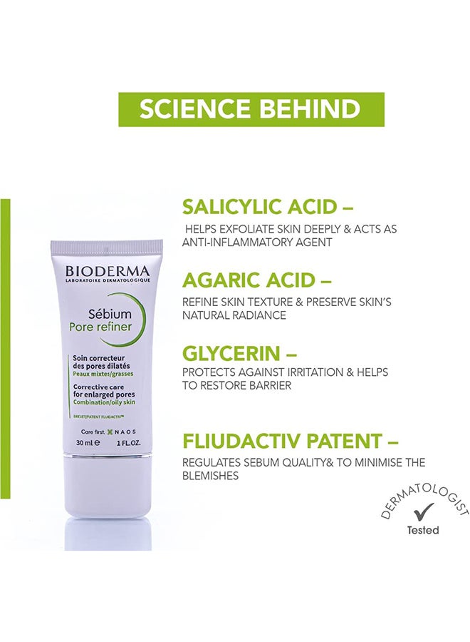 Bioderma - Sebium Pore Refiner Moisturizing And Minimizing Cream 30ml - Image 1