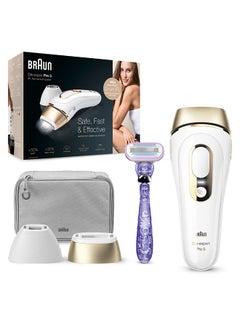 IPL Silk Expert Pro 5 PL 5117 Safest And Fastest Visible Permanent Hair Removal White/Gold