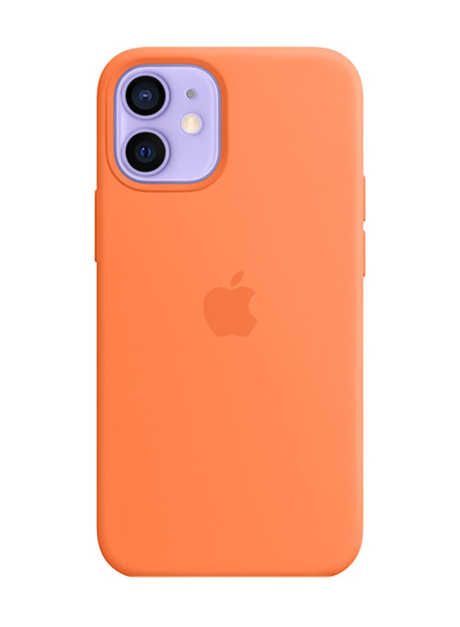 Apple - iPhone 12 mini Silicone Case with MagSafe Kumquat - Image 1