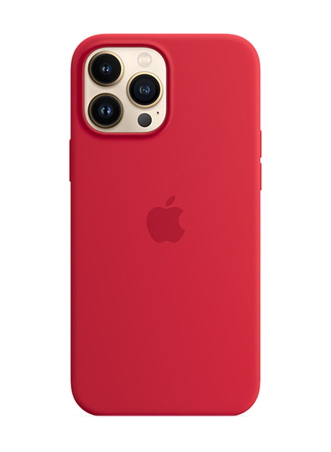 Apple - iPhone 13 Pro Max Silicone Case with MagSafe (PRODUCT)RED - Image 1