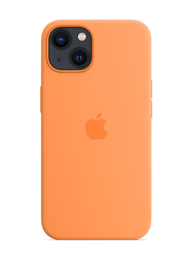 Apple - iPhone 13 Silicone Case with MagSafe Marigold - Image 1