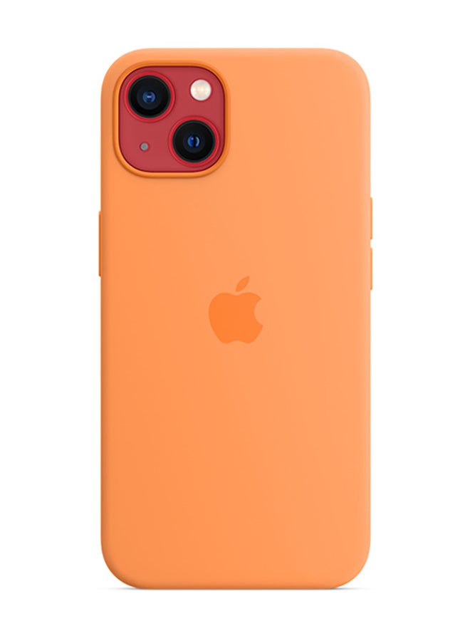 Apple - iPhone 13 Silicone Case with MagSafe Marigold - Image 1