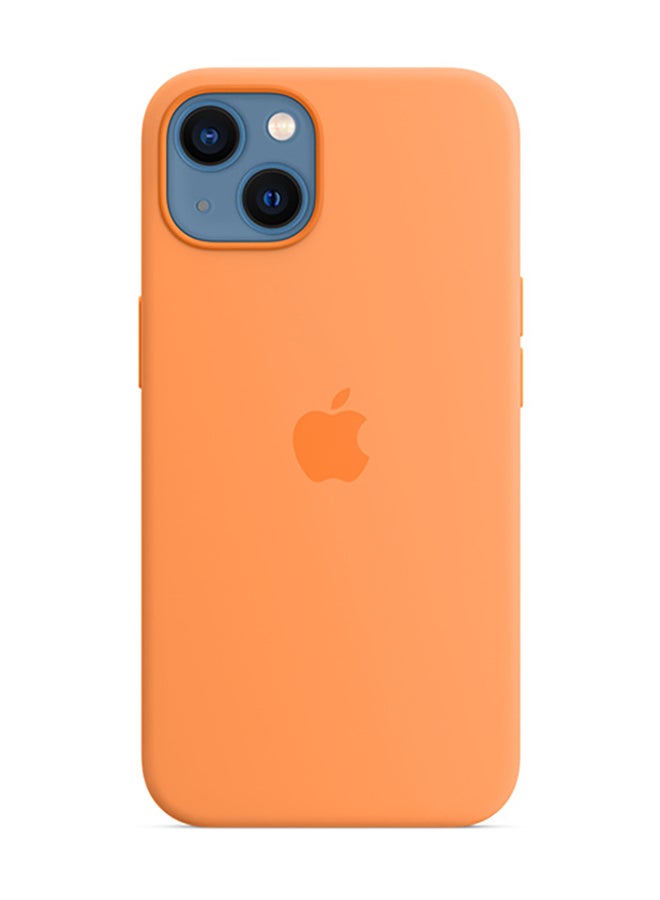 Apple - iPhone 13 Silicone Case with MagSafe Marigold - Image 1