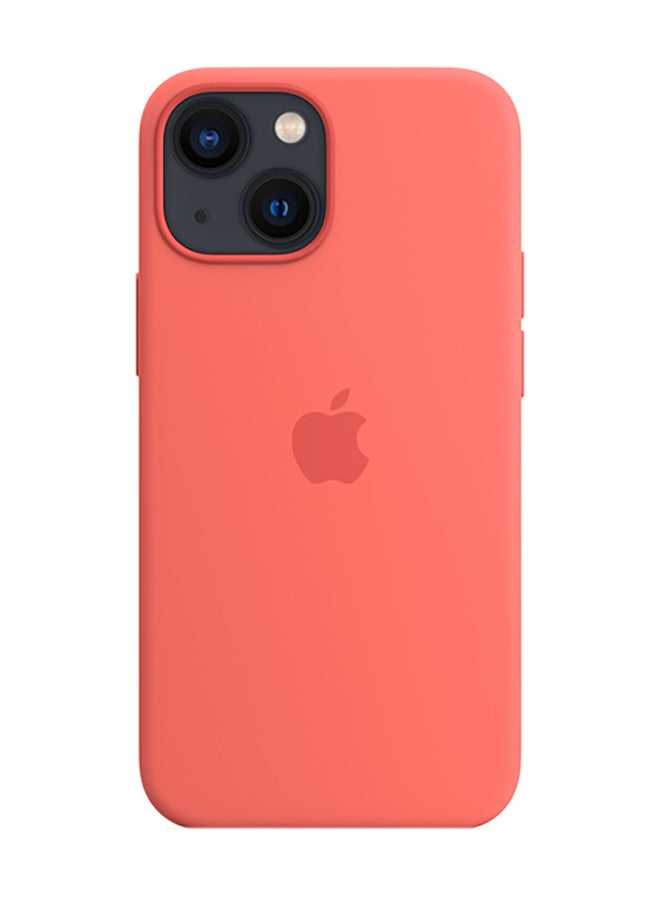 Apple iPhone 13 mini Silicone Case with MagSafe Pink Pomelo - Image 1