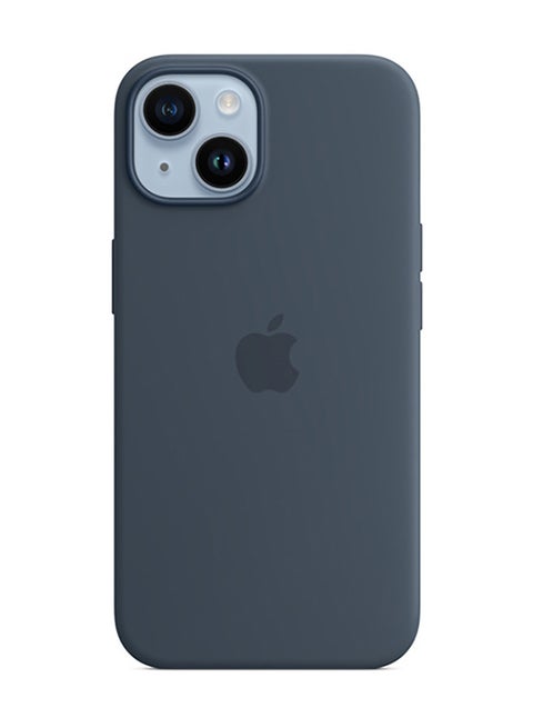 iPhone 14 Silicone Case with MagSafe Storm Blue Storm Blue