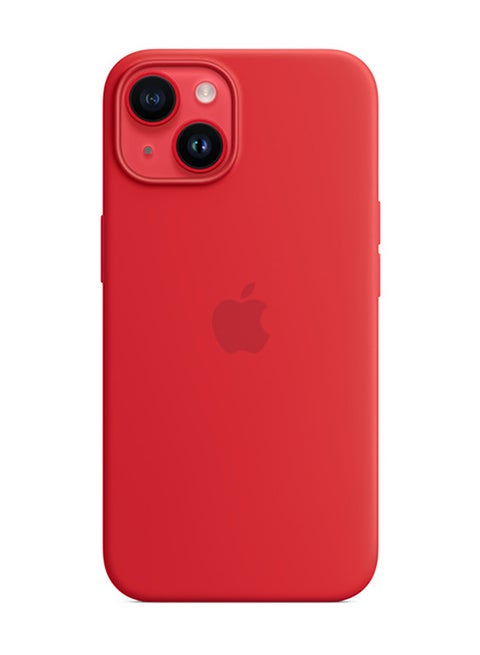 iPhone 14 Silicone Case with MagSafe (PRODUCT)RED