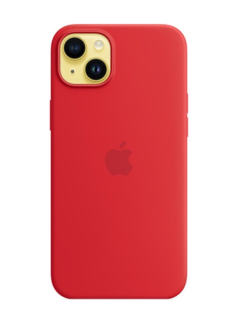 iPhone 14 Plus Silicone Case with MagSafe (PRODUCT)RED