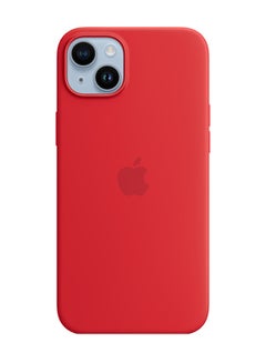 Apple iPhone 14 Plus Silicone Case with MagSafe (PRODUCT)RED  - Image 2
