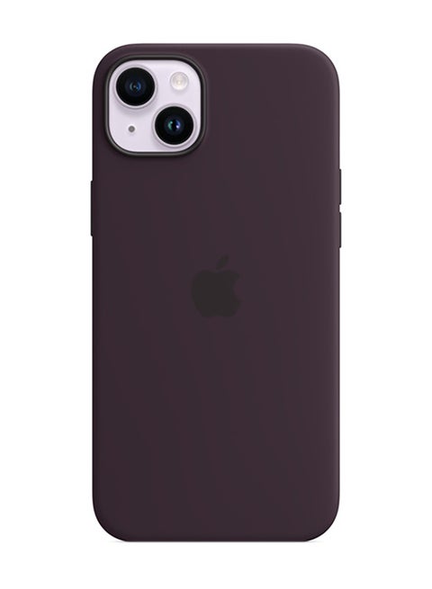 iPhone 14 Plus Silicone Case with MagSafe Elderberry