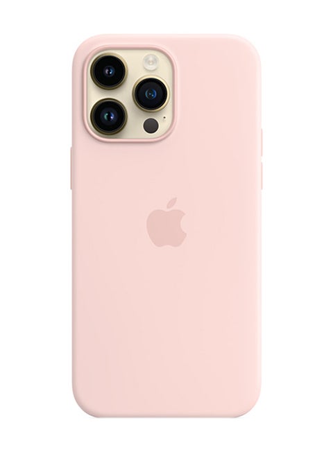 iPhone 14 Pro Max Silicone Case with MagSafe Chalk Pink
