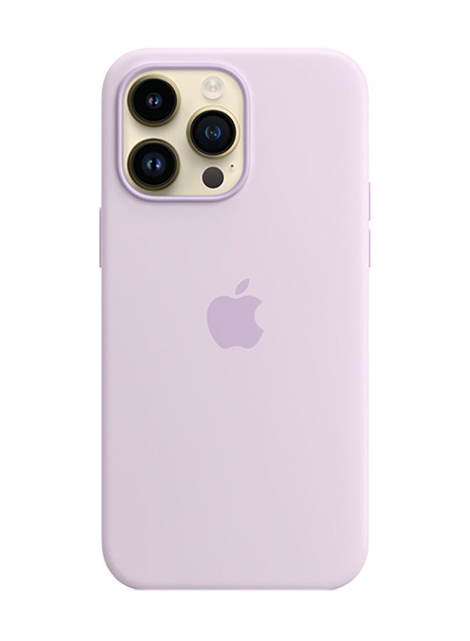 Apple - iPhone 14 Pro Max Silicone Case with MagSafe Lilac - Image 1
