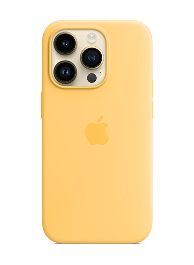 Apple iPhone 14 Pro Silicone Case with MagSafe Sunglow - Image 2