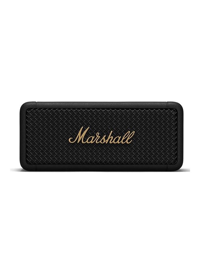 Marshall Emberton II Portable Bluetooth Speaker - Black and Brass  - Image 2