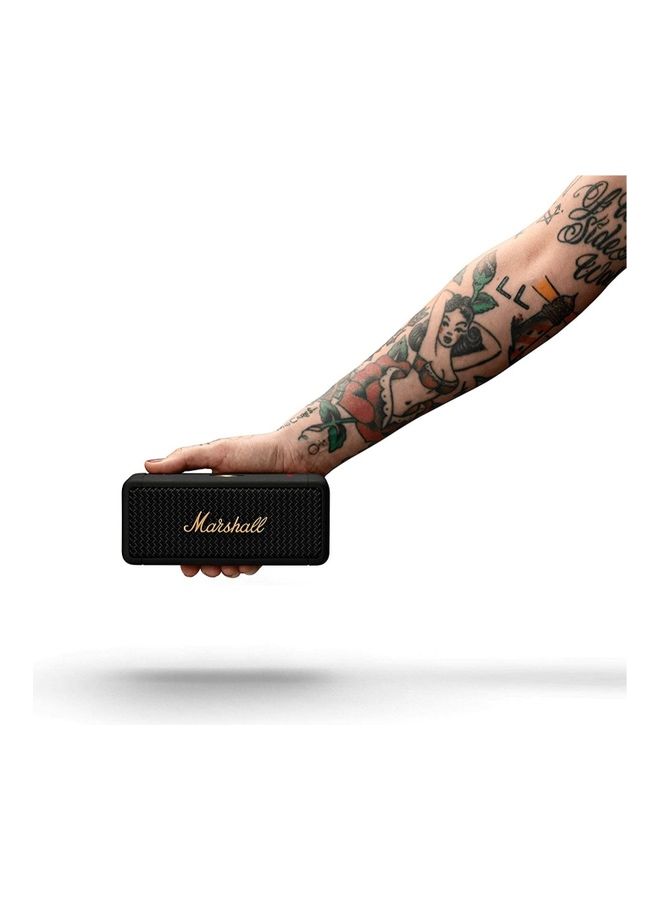 Marshall Emberton II Portable Bluetooth Speaker - Black and Brass  - Image 5