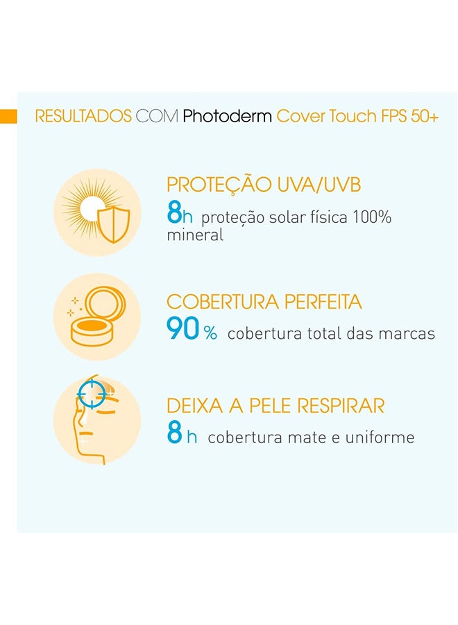 بيوديرما كريم معدني كوفر تاتش واقٍ من الشمس بتغطية عالية، وبعامل الحماية من الشمس SPF50+ من مجموعة فوتوديرم بلون ذهبي 40جرام  - Image 5