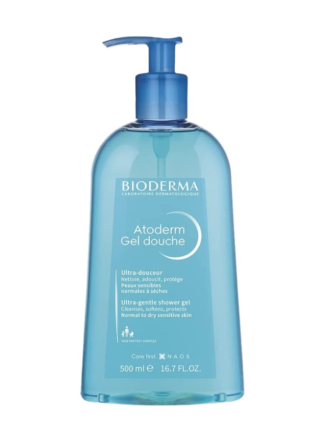 بيوديرما جل إستحمام لطيف من Atoderm 500ملليلتر 