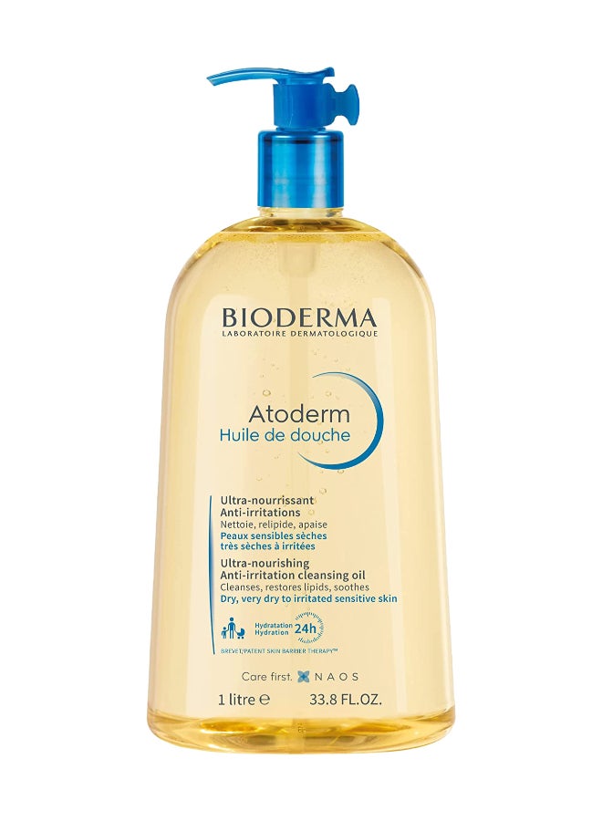 Bioderma Atoderm Ultra-Nourishing Anti-Irritation Shower Oil 1Liters 