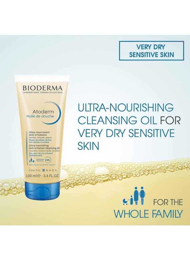 Bioderma - Atoderm Ultra-Nourishing Anti-Irritation Shower Oil 100ml - Image 1