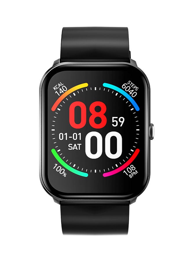 SoundPEATS - SmartWatch With All Day Heart Rate Monitor Sleep Quality Tracker IP68 Waterproof 1.4" Large Touch Screen Call & Message Reminder Black - Image 1