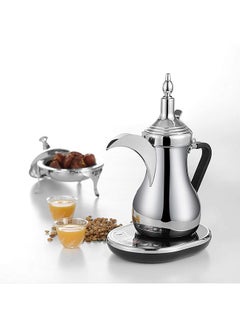 ألسيف إليك وعاء قهوة كهربائي من الستانلس ستيل بتصميم عربي 600 ml 900 W E03300 فضي  - Image 2