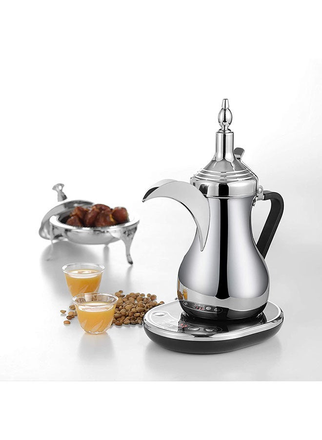 ألسيف إليك وعاء قهوة كهربائي من الستانلس ستيل بتصميم عربي 600 ml 900 W E03300 فضي  - Image 2