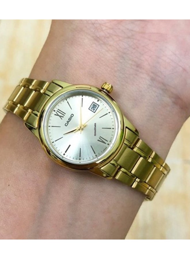 كاسيو ساعة يد للنساء طراز LTP-V002G-9B3UDF للنساء - Image 2