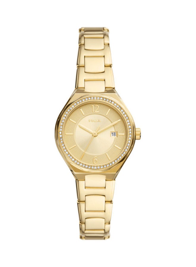 FOSSIL Women's Analog Round Shape Stainless Steel Wrist Watch BQ3801 30 mm - Image 1