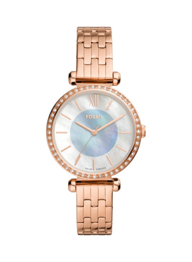 FOSSIL Women's Analog Round Shape Stainless Steel Wrist Watch BQ3820 36 mm  - Image 1