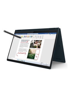 IdeaPad Flex 5 Laptop With 14-Inch Display, Core i5-1135G7 Processor/8GB RAM/256GB SSD/Intel Iris xe Graphics/Windows 11 + Lenovo Digital Pen English Abyss Blue