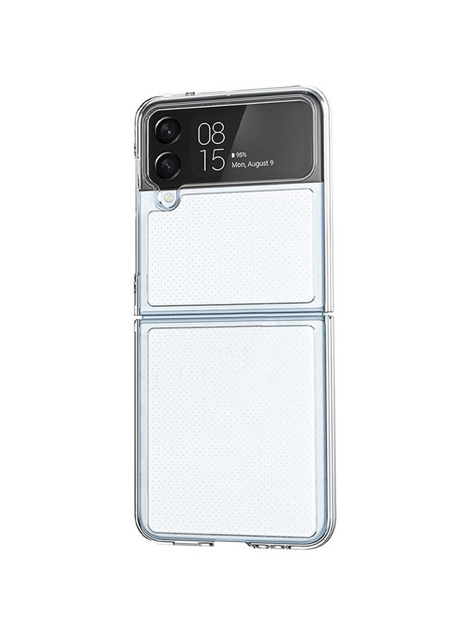 MARGOUN Samsung Galaxy Z Flip 4 Crystal Clear Case Shockproof Soft TPU Transparent Slim Protective Cover 6.7 inch Compatible with Galaxy Z Flip4 5G 2022 Release Clear - Image 1