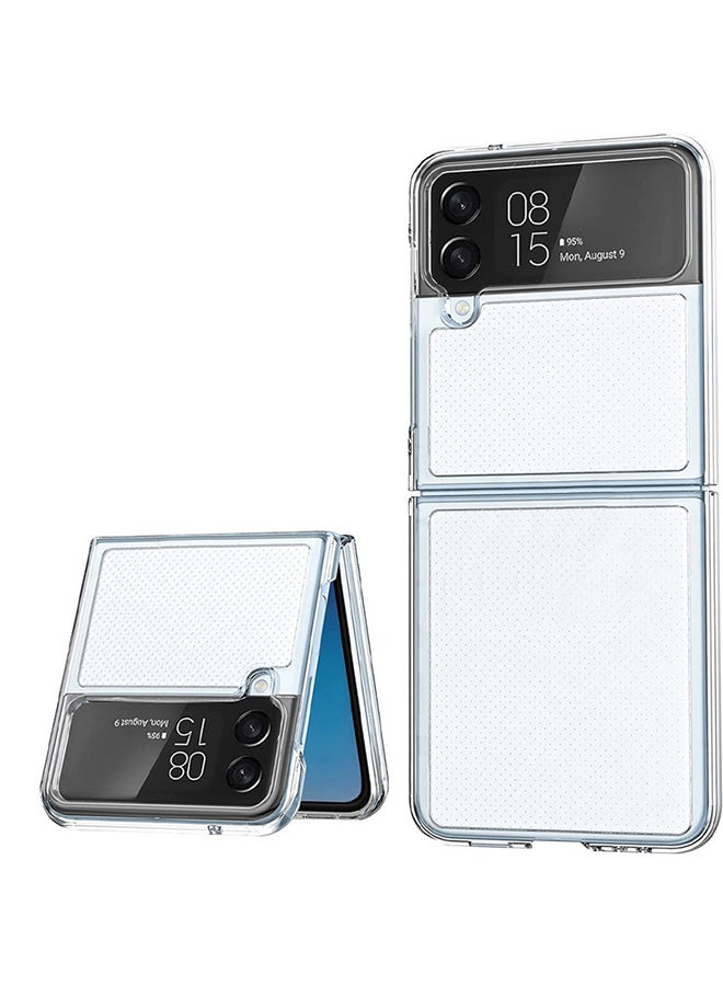 MARGOUN Samsung Galaxy Z Flip 4 Crystal Clear Case Shockproof Soft TPU Transparent Slim Protective Cover 6.7 inch Compatible with Galaxy Z Flip4 5G 2022 Release Clear - Image 2