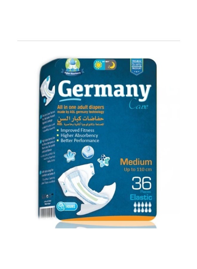 Germany - Adult Diapers Size Medium 36 Pieces - Image 1