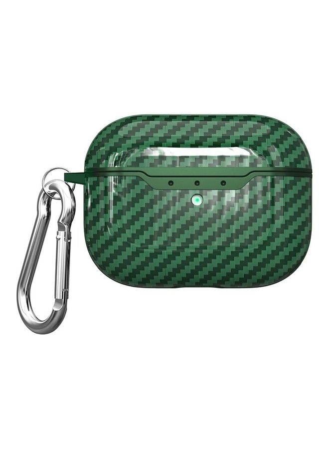 مارجون غطاء حماية من الكربون لأيربودز برو بتصميم أنيق ونحيف للغاية مع حلقة مفاتيح كاربينر - Image 1